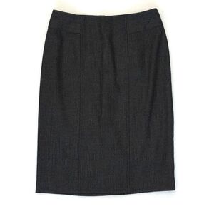 Halogen Women's Brown & Nude Tweed Weave Pencil Wiggle Straight Skirt 0P